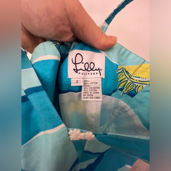 Vintage Lilly Pulitzer beach motif dress, 2 - Picture 4 of 5